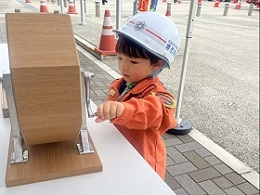 ガラガラ抽選会の様子