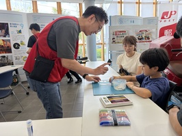 郵便局ワークショップの様子