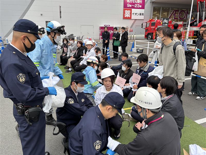 官民連携による実働訓練