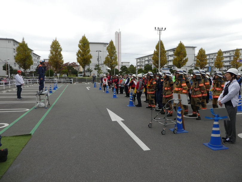 北消防署を代表して署長による総評