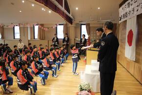 表彰状授与の様子