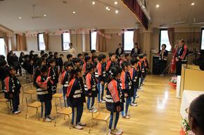 園長のあいさつの様子