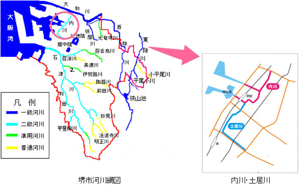 内川・土居川の画像