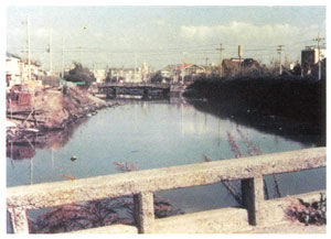 昭和45年頃の内川新橋付近の写真
