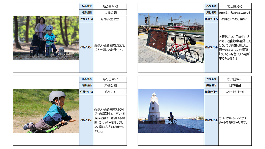 私の日常をテーマとした作品です