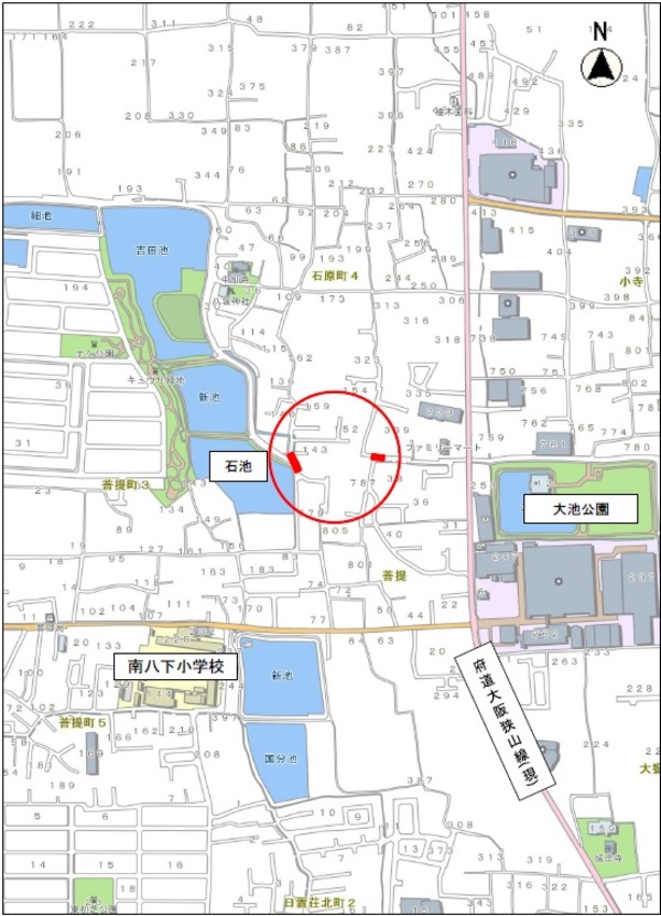 石原菩提線ほか道路改良事業