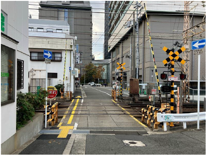 南海高野線　堺東2号踏切道　施工後写真
