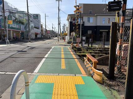 阪堺線　東湊1号踏切道　施工後写真
