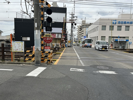 南海高野線　萩原天神10号踏切道　施工前写真