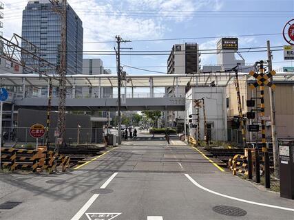 南海高野線　堺東1号踏切道　施工前写真