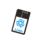 リチウムイオン電池のイラスト