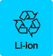 リチウムイオン電池のマーク