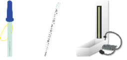 水銀体温計・血圧計の図