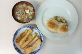 エコ豚汁定食　写真