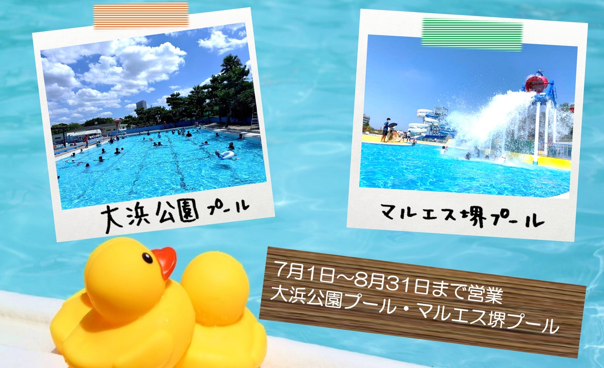 堺市内のプールの紹介です。