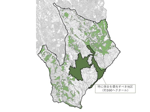 特に保全を優先すべき地区