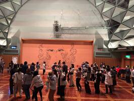 じゃんけん列車をする様子