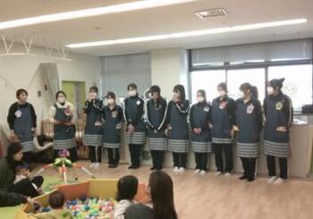 堺の西高校の生徒さんの様子