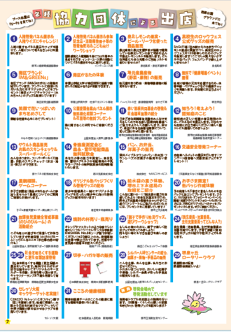 出店団体一覧