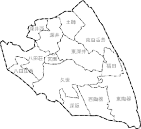 中区の地図