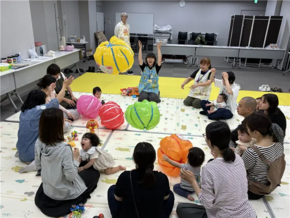 だるまさんボールで遊んだよ