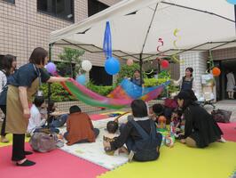 テラスで青空交流会