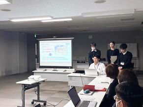 ニシプロB班報告の様子