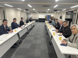 献血の打ち合わせ