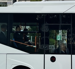 SMI都心ライン実証実験出発式及び試乗会