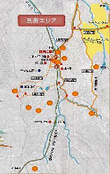 別所エリアの地図