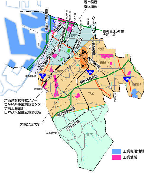 堺市のエリア特性