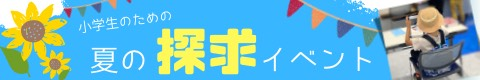 小学生のための夏の探求イベント