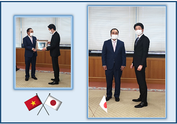 在大阪ベトナム社会主義共和国総領事館の市長訪問画像
