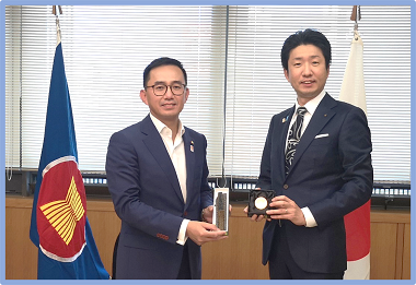 ASEAN事務局 ビン事務次長 来阪に伴う市長表敬訪問の画像