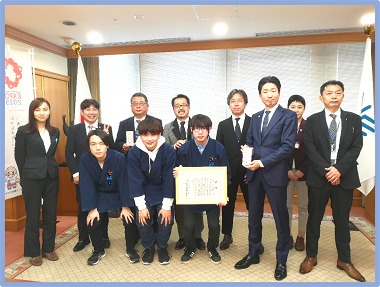 大阪府立堺工科高等学校（定時制の課程）の市長訪問の画像