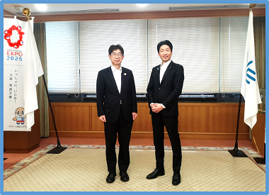 ASEAN日本政府代表部大使の市長訪問の画像