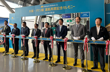 「関西国際空港－ダナン国際空港」直行便再開に伴う初便セレモニーの画像