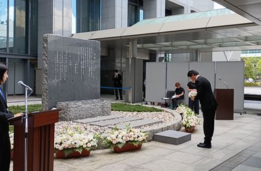 O157堺市学童集団下痢症　追悼と誓いのつどいの画像