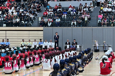 第25回全日本女子中学生ソフトボール大会 開会式の画像