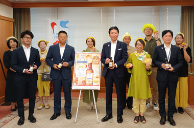 タカラクラフト 大阪泉北レモン関係者 市長表敬訪問の画像