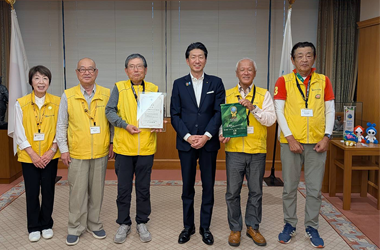 NPO法人堺観光ボランティア協会による表敬訪問の画像