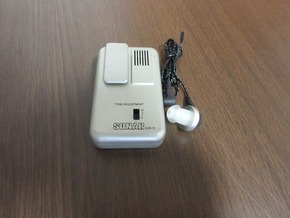 本会議専用受信機の写真