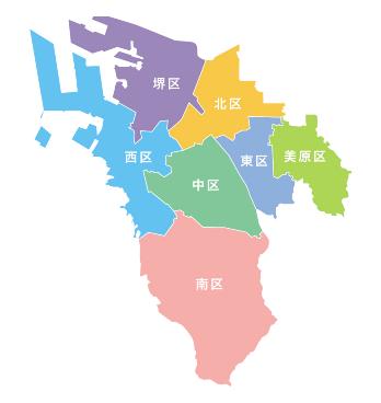 定数・選挙区の地図の画像