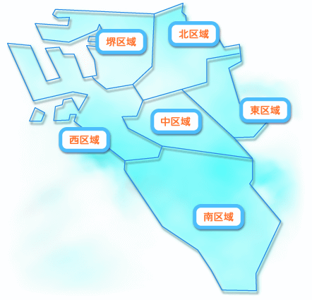 区域別の地図