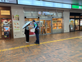 【光明池駅】駅頭啓発
