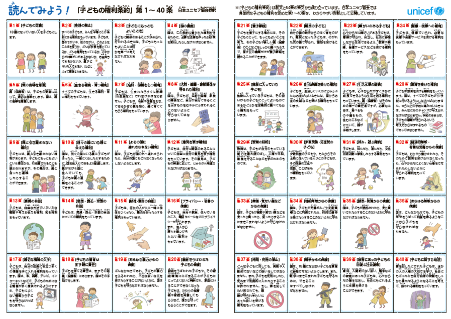 子どもの権利条約抄訳
