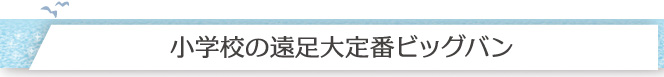 小学校の遠足大定番ビッグバン