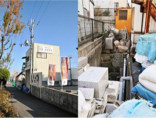 石寅 浜田石材のあたりのようす