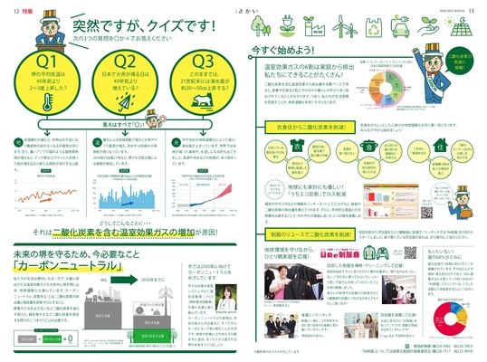 2022年6月号4ページ5ページ　突然ですがクイズです　次の3つの問題をマルかバツでお答えください