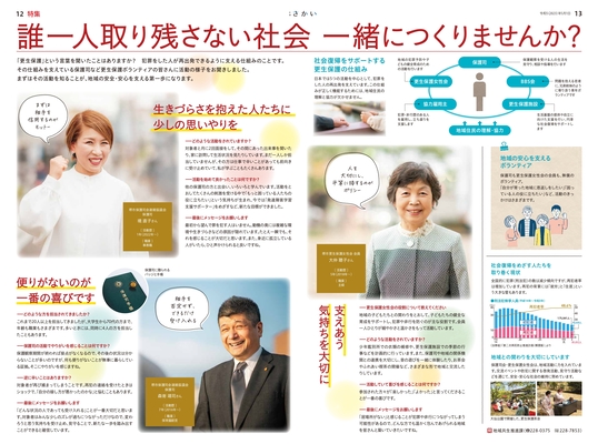 2023年5月号4ページ5ページ　誰一人取り残さない社会一緒につくりませんか